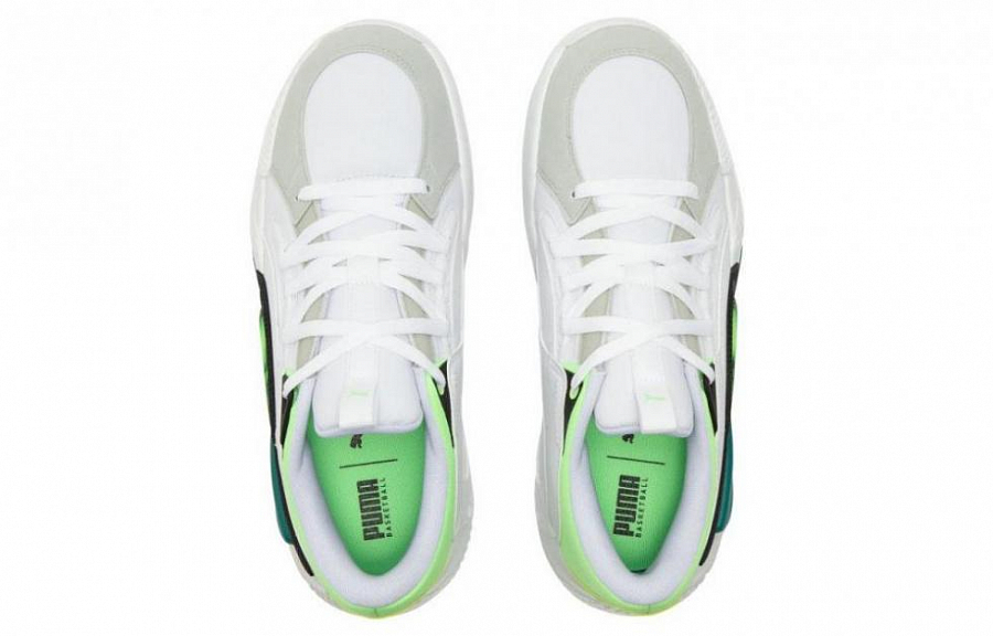 PUMA Court Rider Chaos 'Jewel White Fizzy Lime' купить в интернет-магазине Yoocart с быстрой доставкой по России.