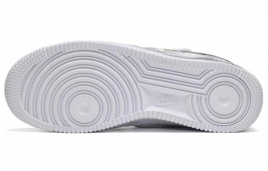 Nike Air Force 1 CUS ID Back To School Style Spring Travel Low-Top Skateboard Shoes Men's White Gray купить в интернет-магазине Yoocart с быстрой доставкой по России.