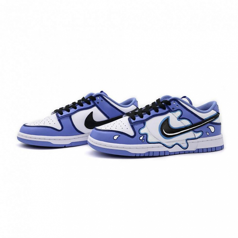 Nike Dunk Low-Top Skateboard Shoes Unisex White Blue купить в интернет-магазине Yoocart с быстрой доставкой по России.