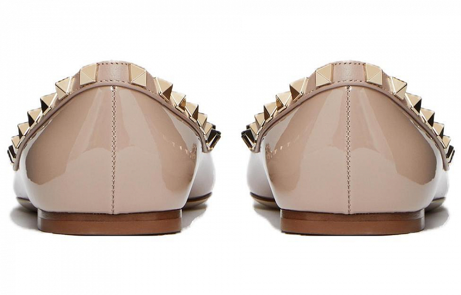 Valentino Rockstud Patent Leather Flats Women's купить в интернет-магазине Yoocart с быстрой доставкой по России.