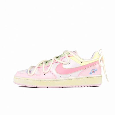 Nike Court Borough Series Skateboard Shoes Women's Low-Top Black