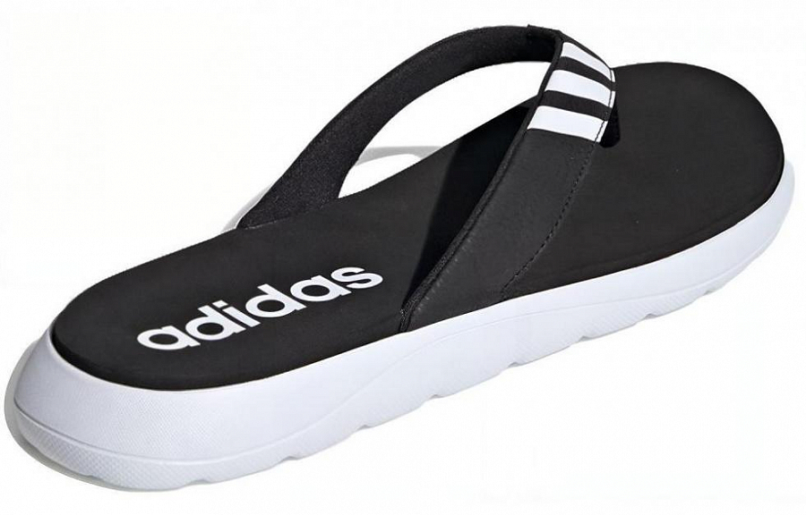 Adidas Comfort Flip Flops Core Black Cloud White купить в интернет-магазине Yoocart с быстрой доставкой по России.