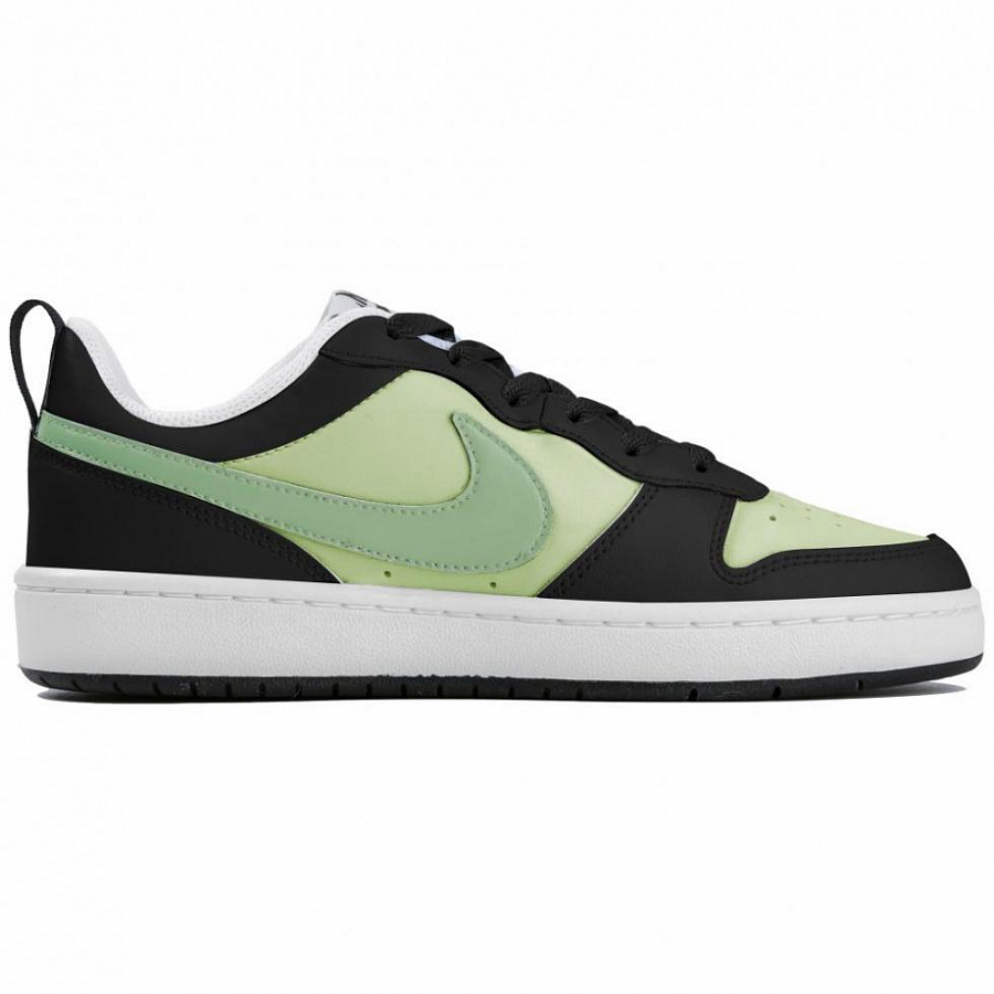 Nike Court Borough Low Top Skateboard Shoes GS Black Green купить в интернет-магазине Yoocart с быстрой доставкой по России.
