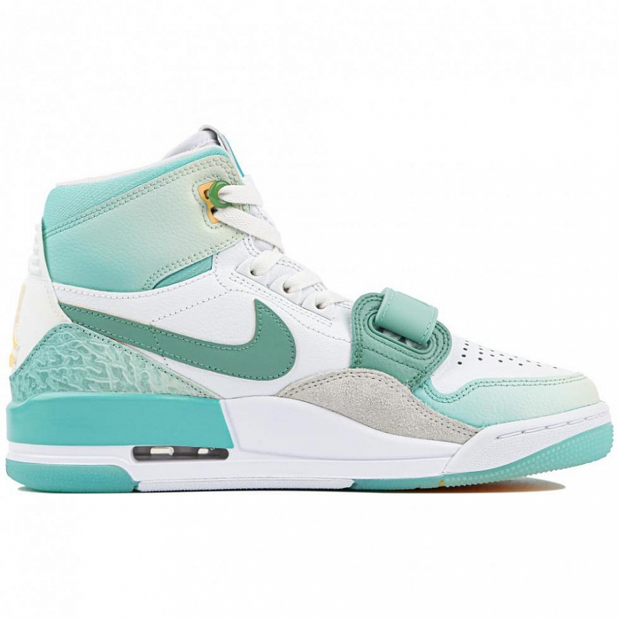 Jordan Legacy 312 High-Top Vintage Basketball Shoes Men's White Green купить в интернет-магазине Yoocart с быстрой доставкой по России.