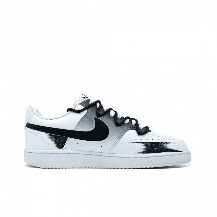 Nike Court Vision 1 Low-Top Skateboard Shoes Men's Black White купить в интернет-магазине Yoocart с быстрой доставкой по России.