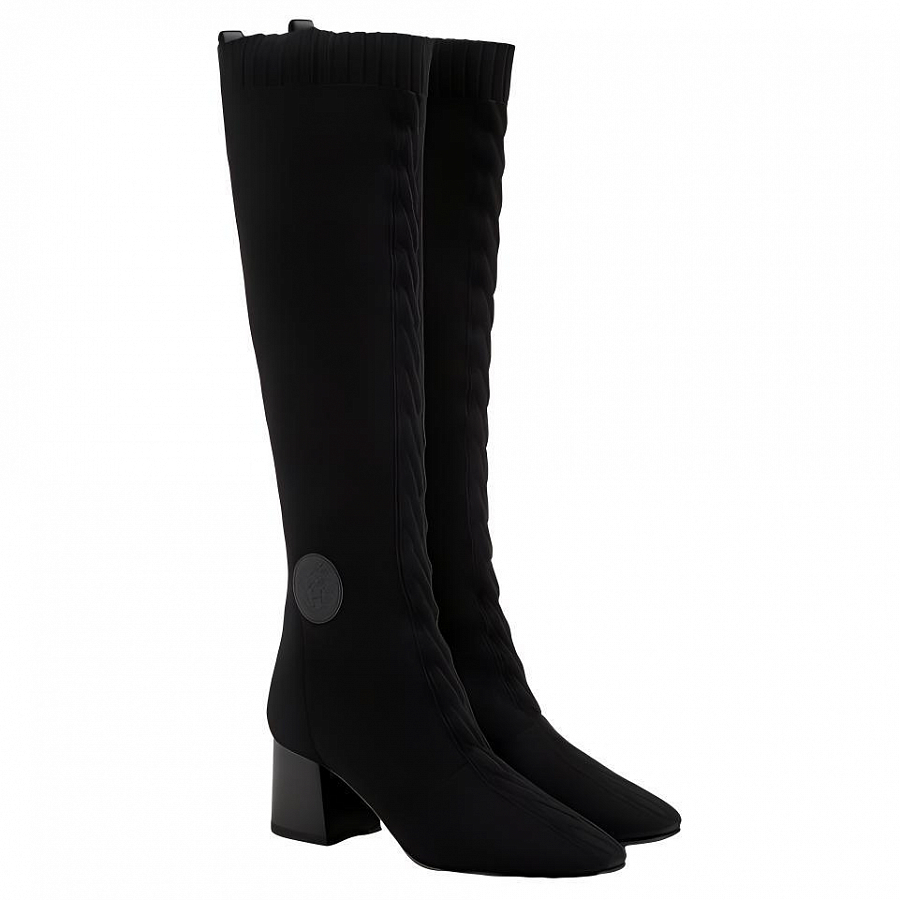 HERMES Knee-high Boots Women's Black купить в интернет-магазине Yoocart с быстрой доставкой по России.