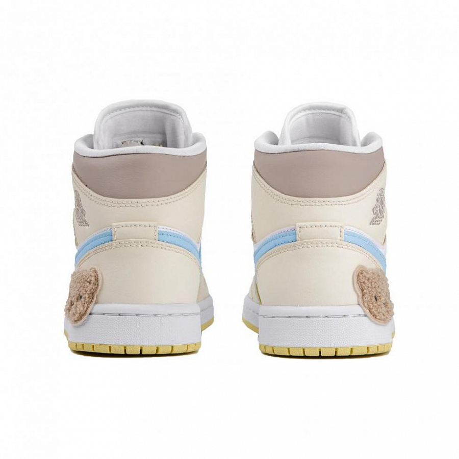 Jordan Air Jordan 1 High-Top Vintage Basketball Shoes Women's White Yellow купить в интернет-магазине Yoocart с быстрой доставкой по России.