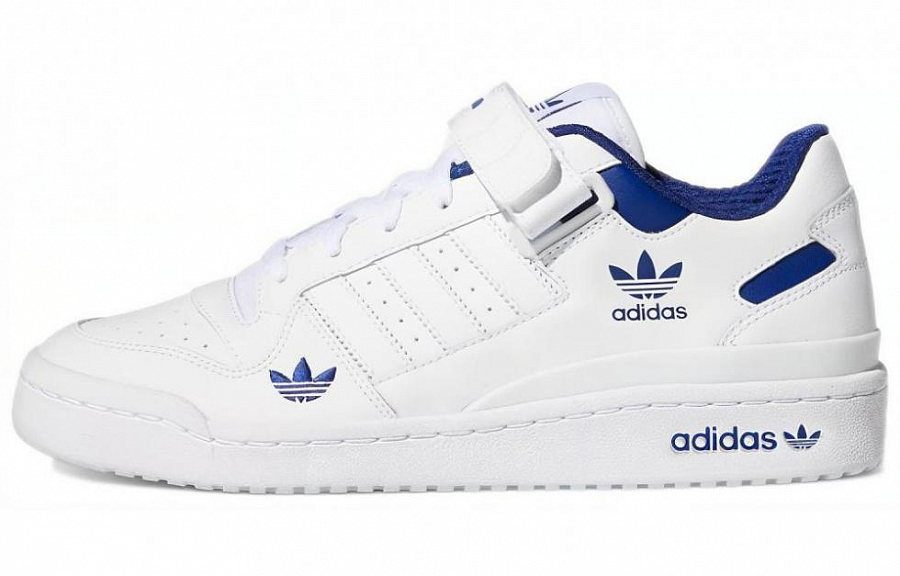 Adidas Forum Low White Victory Blue купить в интернет-магазине Yoocart с быстрой доставкой по России.