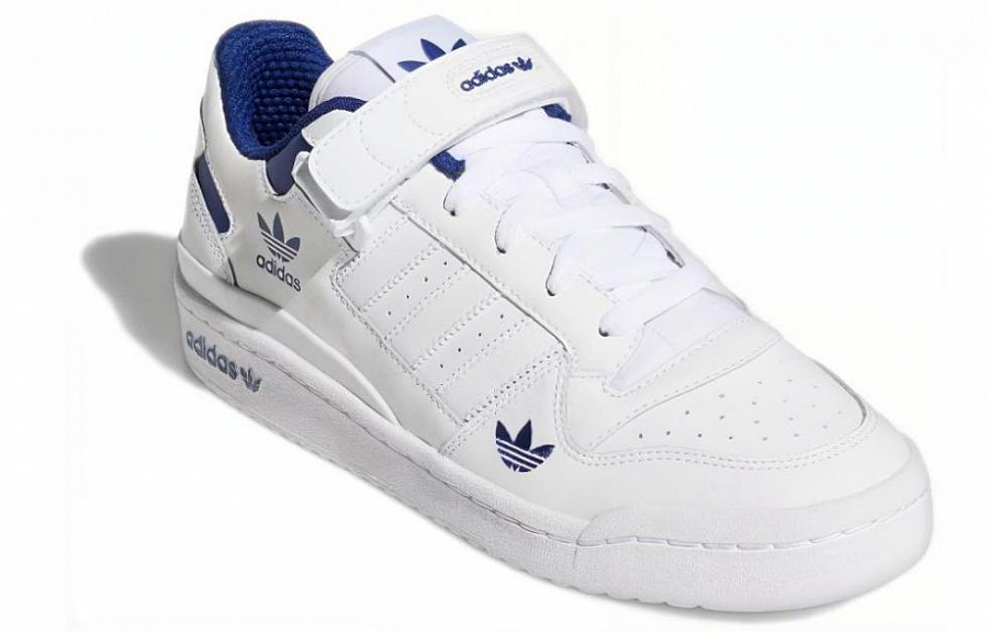 Adidas Forum Low White Victory Blue купить в интернет-магазине Yoocart с быстрой доставкой по России.