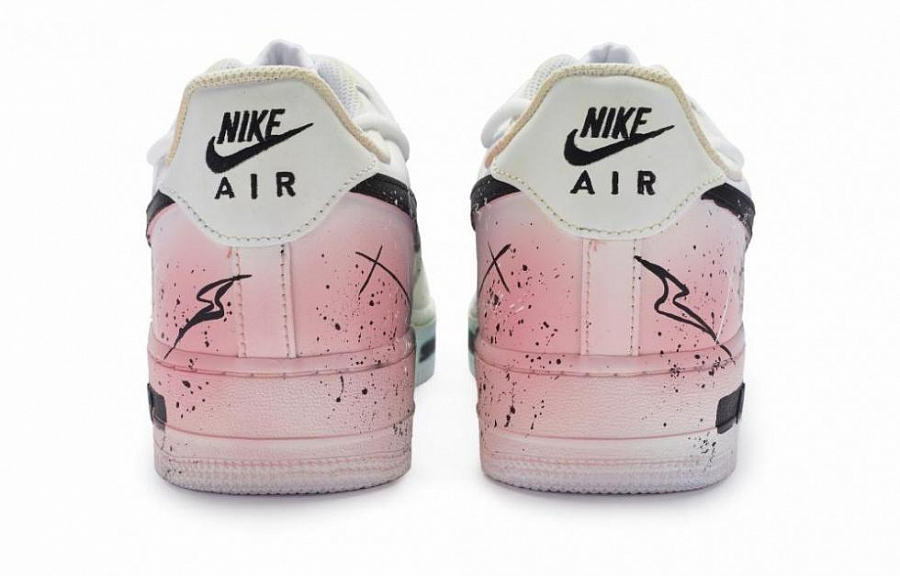 Nike Air Force 1 Low Top Skateboard Shoes Men's White Black Pink купить в интернет-магазине Yoocart с быстрой доставкой по России.