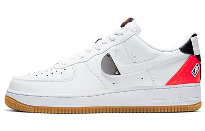 Nike Air Force 1 Low Nba White Crimson Gum