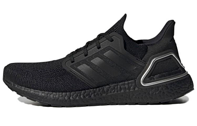 Adidas Ultra Boost 20 Core Black Silver Metallic