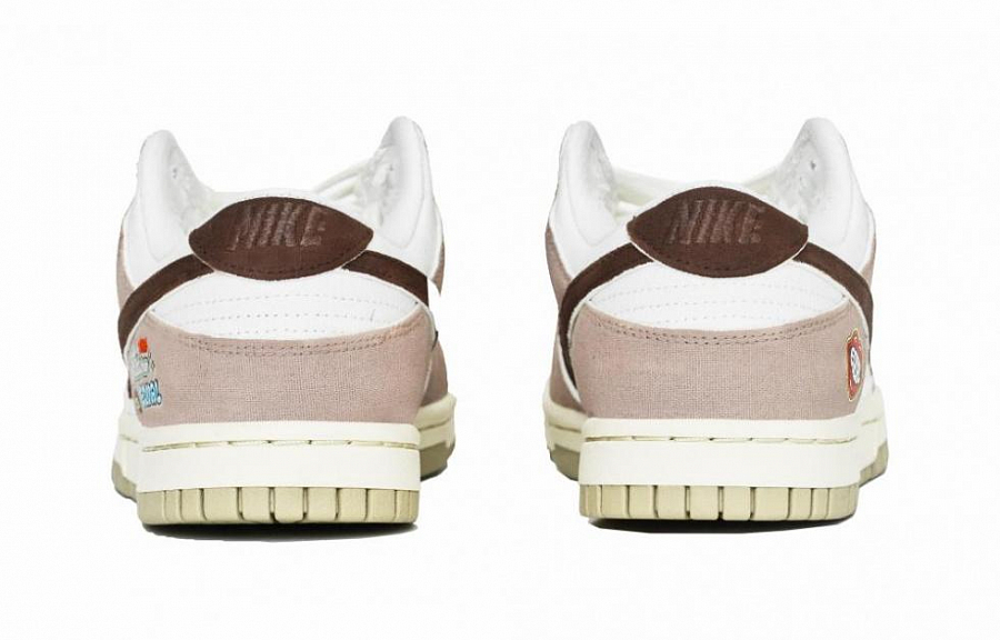 Nike Dunk Low ABLOODING Summer Romance Collection Anti-Slip Wear-Resistant Low-Top Skateboard Shoes Women's Brown купить в интернет-магазине Yoocart с быстрой доставкой по России.