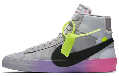 Nike Blazer Mid Off White Wolf Grey Serena Queen