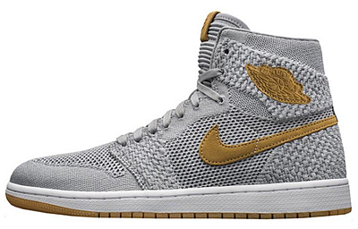 Jordan 1 Retro High Flyknit Wolf Grey