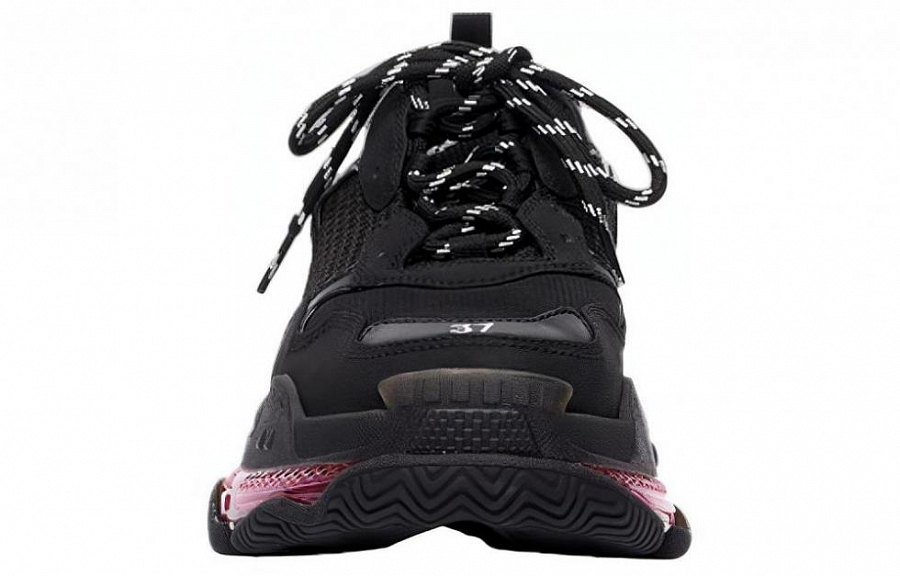 Balenciaga Triple S 'Clear Sole Black Pink Neon' Women's купить в интернет-магазине Yoocart с быстрой доставкой по России.