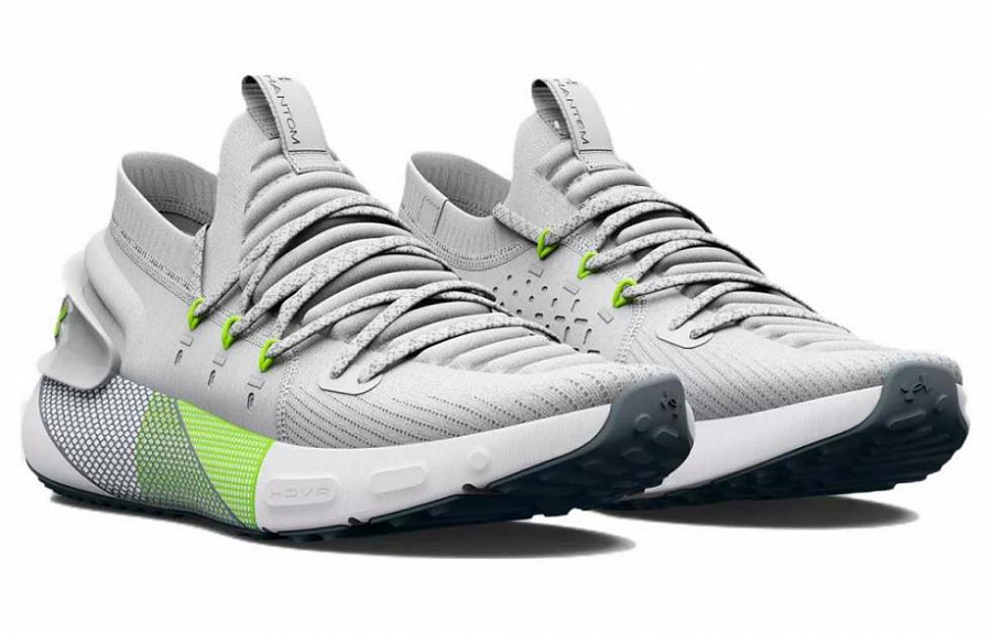 Under Armour Hovr Phantom 3 'Grey Mist Lime Surge'