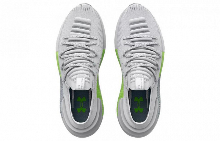 Under Armour Hovr Phantom 3 'Grey Mist Lime Surge'
