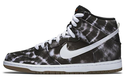Nike Sb Dunk High Tie Dye Black