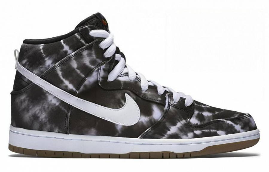 Nike Sb Dunk High Tie Dye Black