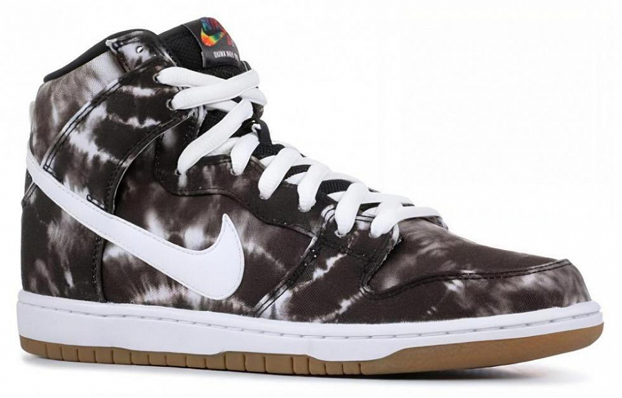 Nike Sb Dunk High Tie Dye Black