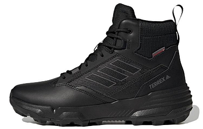 Terrex Unity Adidas Leather Mid Cold.RDY 'Triple Black'