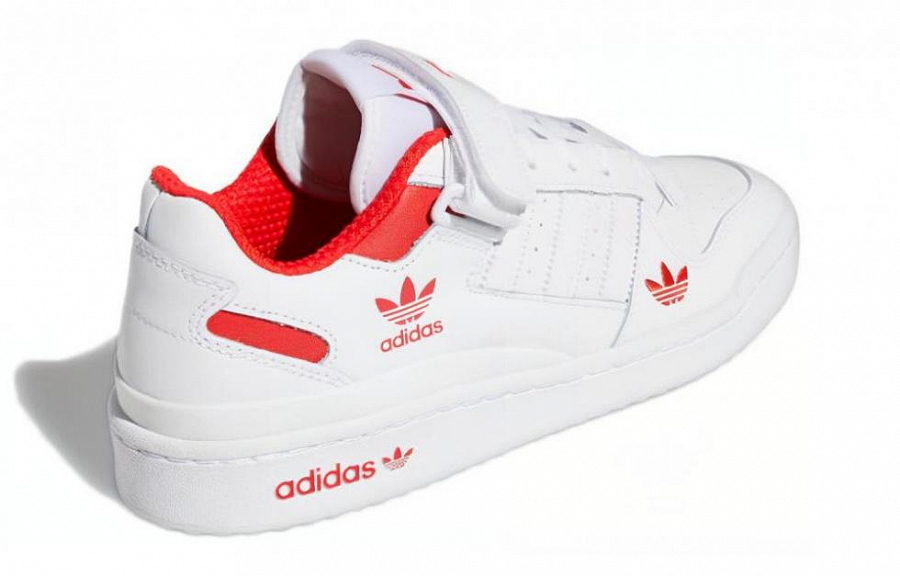 Adidas Forum Low Cloud White Red купить в интернет-магазине Yoocart с быстрой доставкой по России.