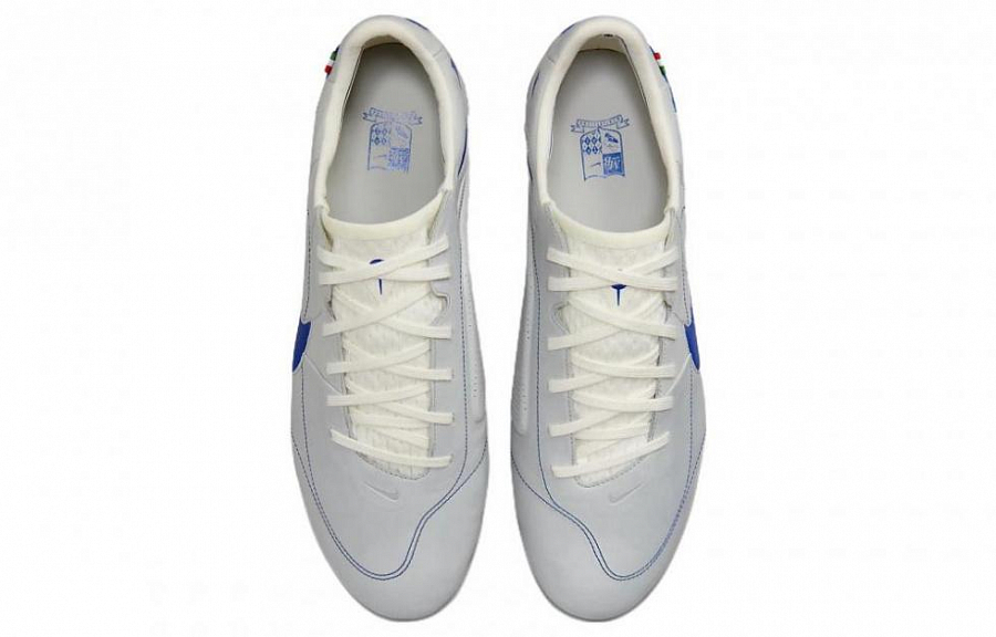 Nike Tiempo Legend 9 Elite Mi Fg Montebelluna Leather White Game Royal купить в интернет-магазине Yoocart с быстрой доставкой по России.