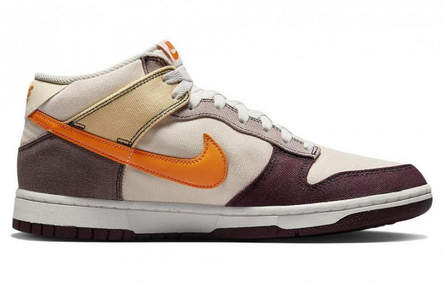 Nike Dunk Mid Coconut Milk Plum Orange купить в интернет-магазине Yoocart с быстрой доставкой по России.