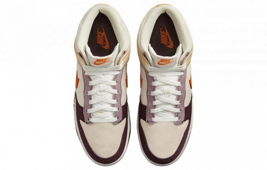 Nike Dunk Mid Coconut Milk Plum Orange купить в интернет-магазине Yoocart с быстрой доставкой по России.