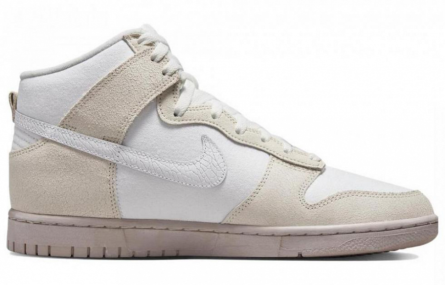 Nike Dunk High Retro Prm Cracked Leather Swoosh