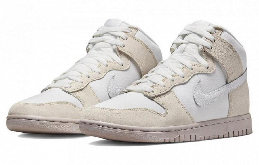 Nike Dunk High Retro Prm Cracked Leather Swoosh