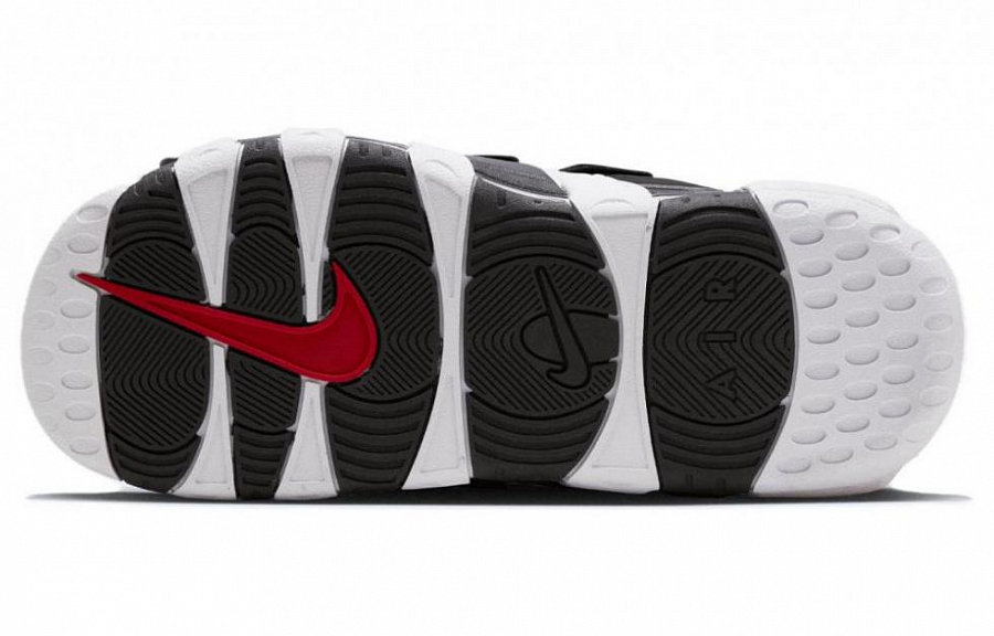 Nike Air More Uptempo Slide White Black Red купить в интернет-магазине Yoocart с быстрой доставкой по России.