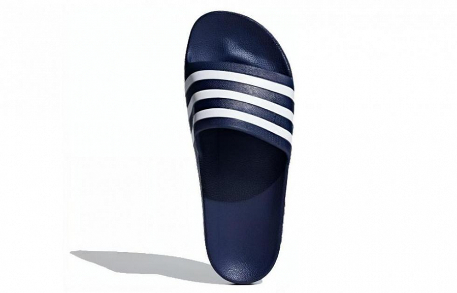 Adidas Adilette Aqua Slides Dark Blue Cloud White купить в интернет-магазине Yoocart с быстрой доставкой по России.