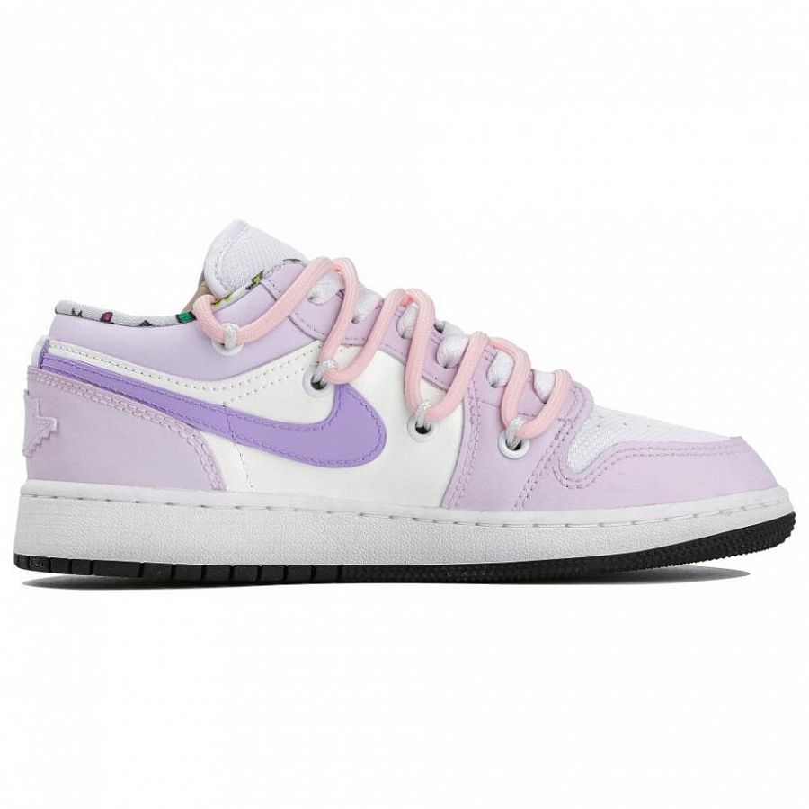 Jordan Air Jordan 1 Low-Top Vintage Basketball Shoes GS Purple купить в интернет-магазине Yoocart с быстрой доставкой по России.