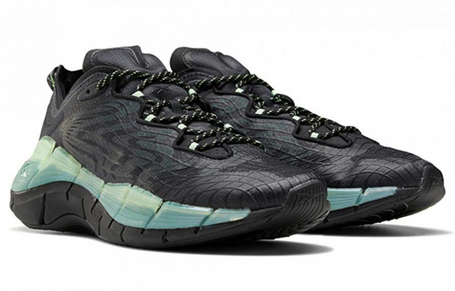 Reebok Zig Kinetica Ii Black Neon Mint купить в интернет-магазине Yoocart с быстрой доставкой по России.