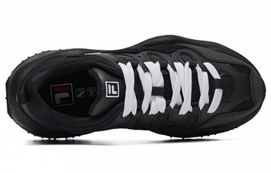FILA FUSION QD96 Athletic Shoes 'Black White'