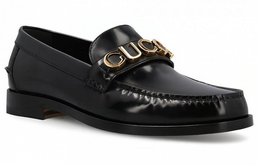 GUCCI Leather Loafers Black купить в интернет-магазине Yoocart с быстрой доставкой по России.