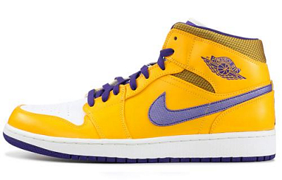 JORDAN 1 Mid Lakers