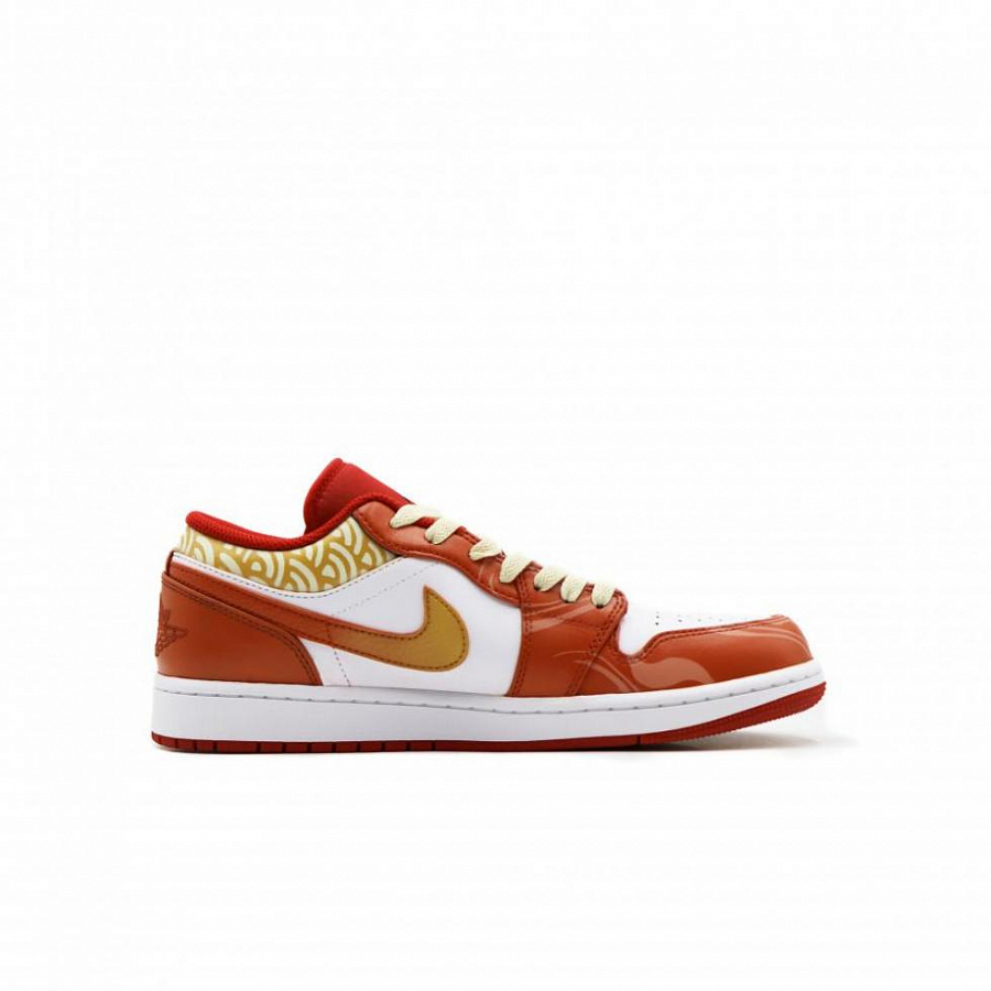 Jordan Air Jordan 1 Vintage Basketball Shoes Men Low Top White/Red купить в интернет-магазине Yoocart с быстрой доставкой по России.
