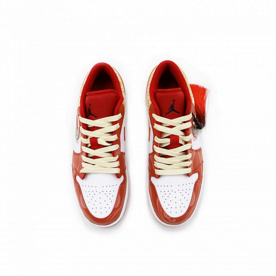 Jordan Air Jordan 1 Vintage Basketball Shoes Men Low Top White/Red купить в интернет-магазине Yoocart с быстрой доставкой по России.