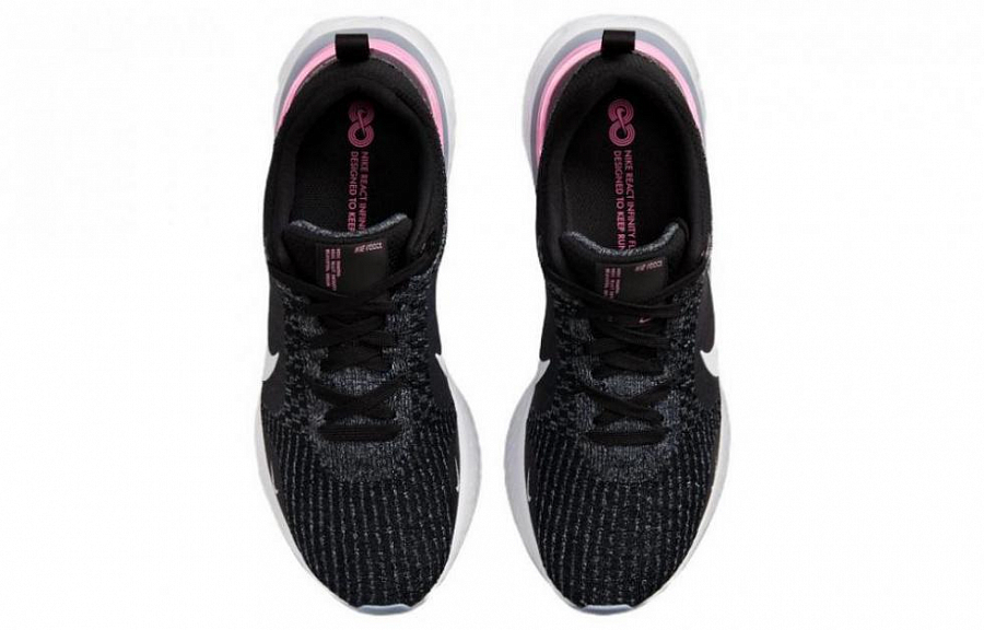 Nike React Infinity Run Black Football Grey Pink купить в интернет-магазине Yoocart с быстрой доставкой по России.