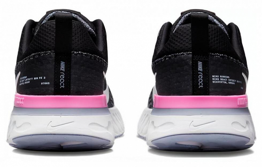 Nike React Infinity Run Black Football Grey Pink купить в интернет-магазине Yoocart с быстрой доставкой по России.