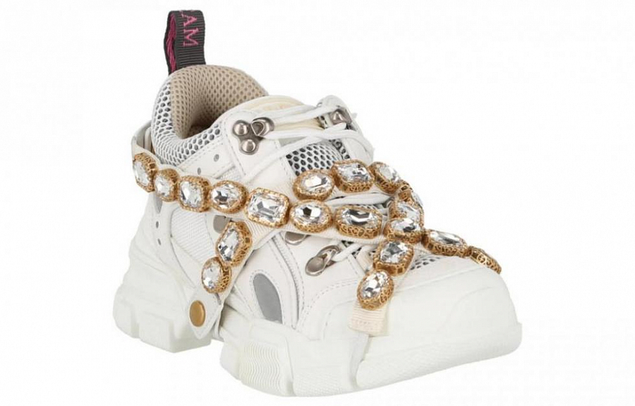 GUCCI Women's Flashtrek 'Crystals White' Women's купить в интернет-магазине Yoocart с быстрой доставкой по России.
