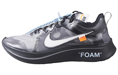 Nike Zoom Fly Off White Black Silver