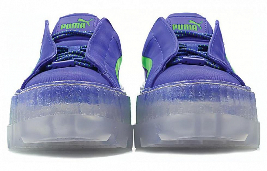 PUMA Cleated Creeper Surf Rihanna Fenty Blue Green Women's