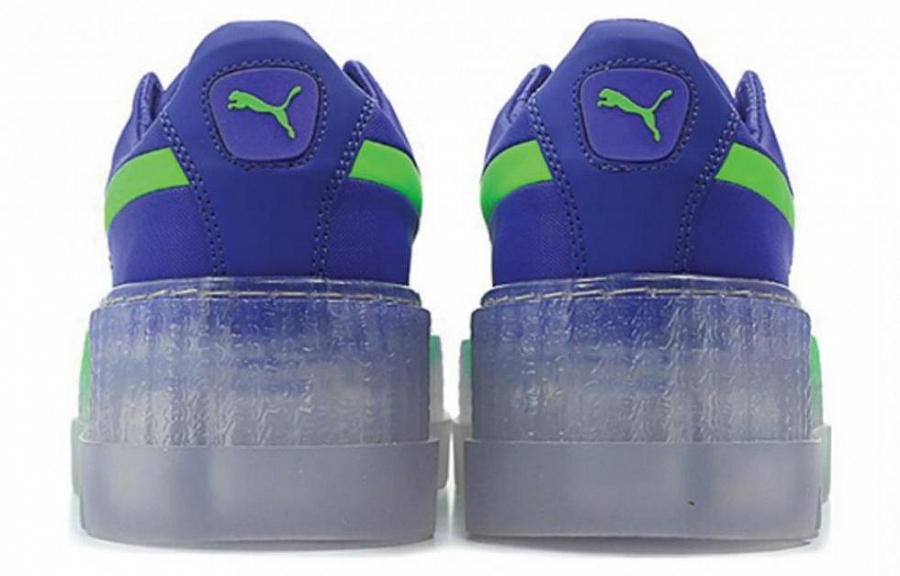 PUMA Cleated Creeper Surf Rihanna Fenty Blue Green Women's
