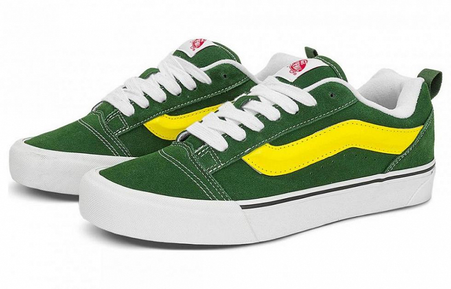 Vans Knu Skool Green Yellow купить в интернет-магазине Yoocart с быстрой доставкой по России.