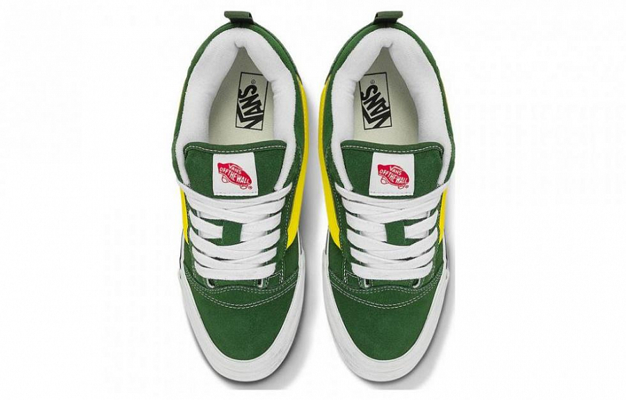 Vans Knu Skool Green Yellow купить в интернет-магазине Yoocart с быстрой доставкой по России.