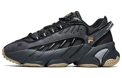 FILA FUSION Ade Casual Shoes Men Low-Top Dark Gray/Black